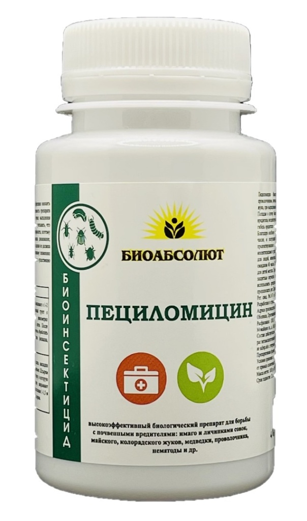 Купить Пециломицин от почвенных вредителей 100 гр (БиоТехнологии)